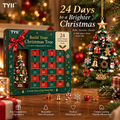 TYII™ 2026 Build Your Christmas Tree – 24-Day Christmas Countdown Ornament Kit
