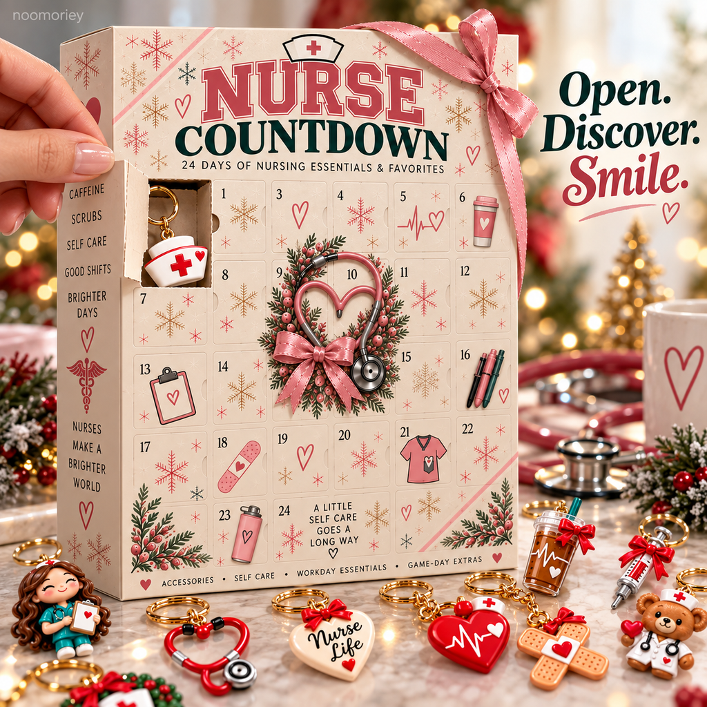 🎁 Nurse Advent - 24 Days of Surprises! One Door A Day, Different Design for Every Day