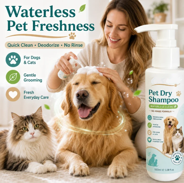 🔥HOT SALE🔥Rinse-Free Pet Shampoo Mousse