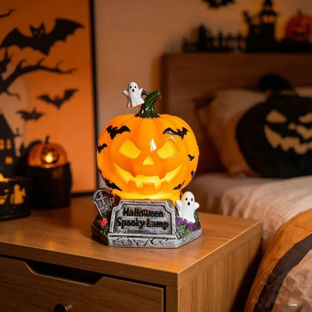 Tiffany-Style Pumpkin Night Light