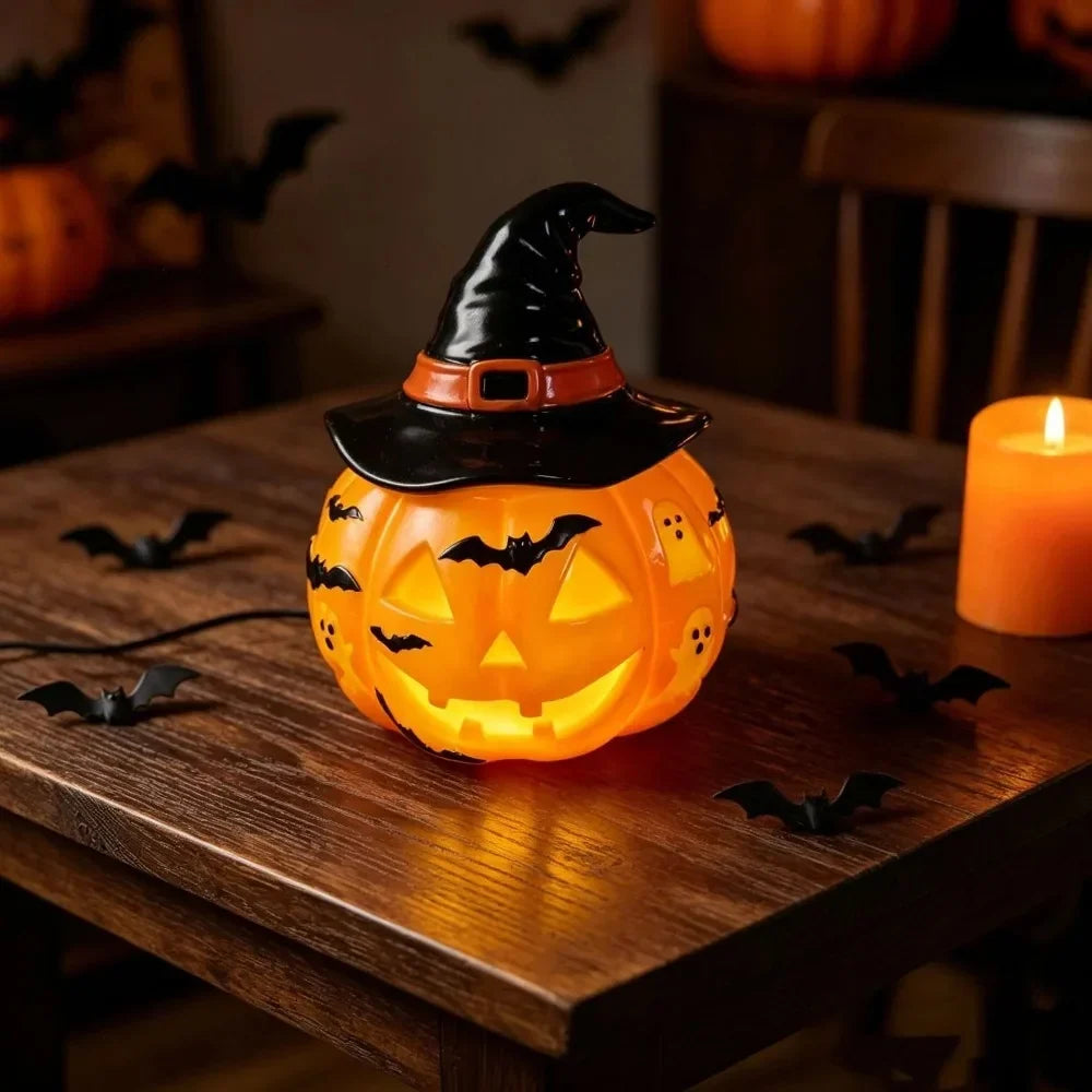 Tiffany-Style Pumpkin Night Light